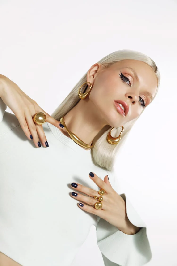 Gold Ball Ring - Image 4