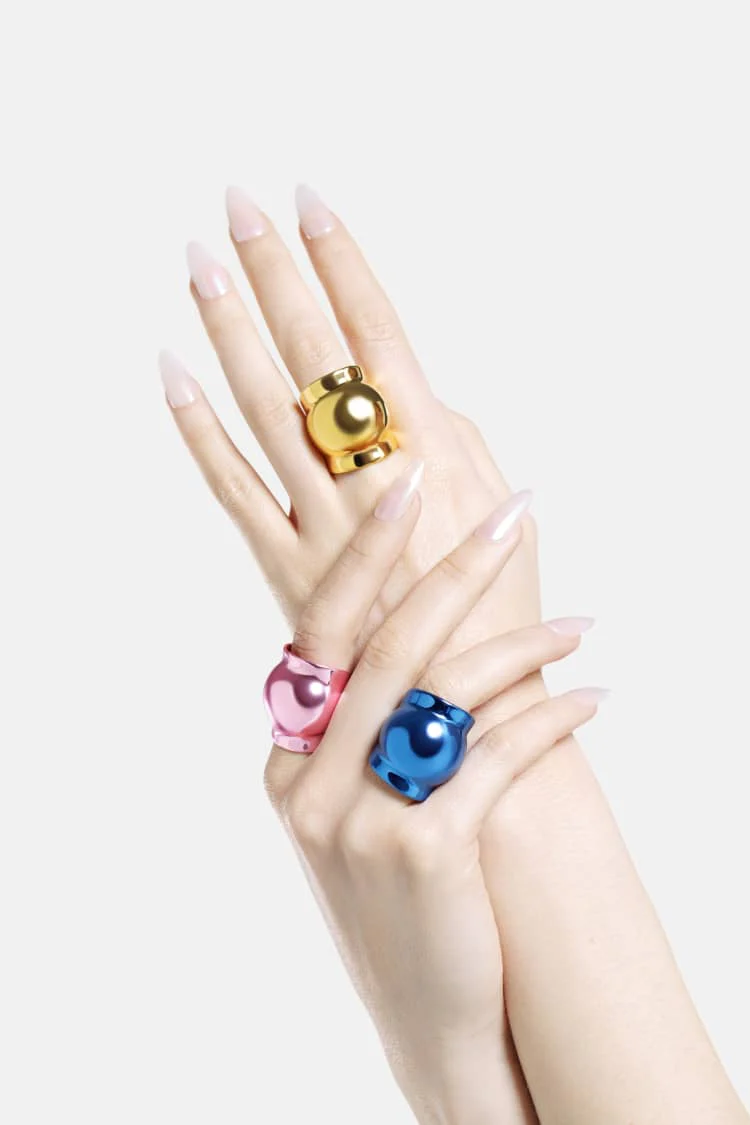 Casa Batlló ball ring in rose - Image 5