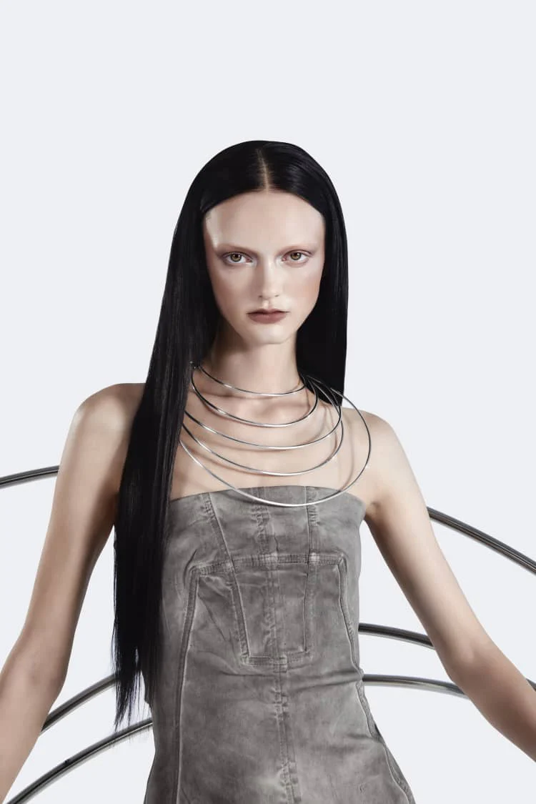 Silver Extra Bold Choker Coil - Image 4