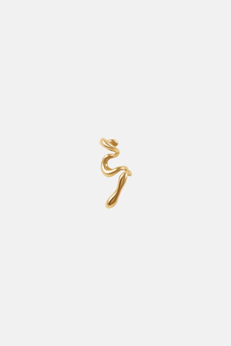 infinite organic earcuff in gold - Image 3